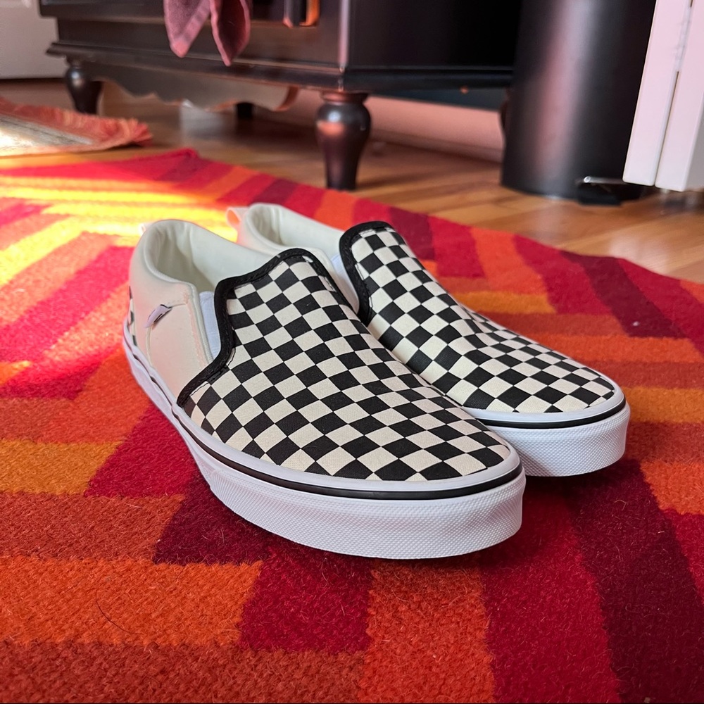 Checkered Slip-on Vans
